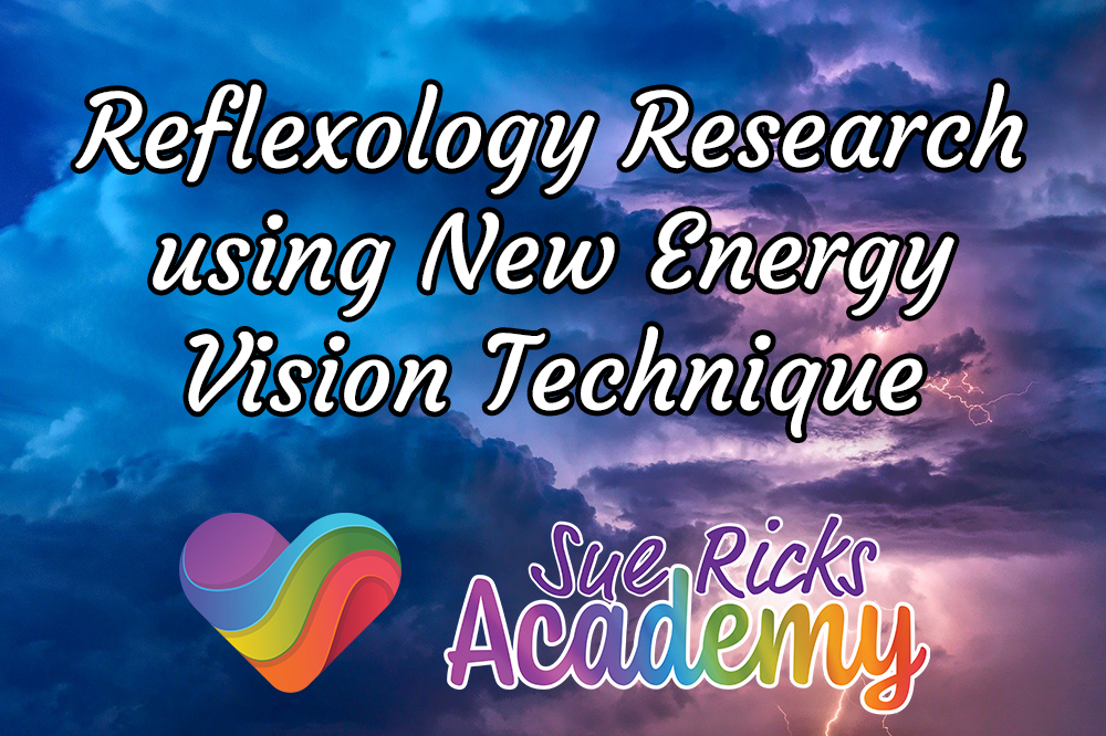 Reflexology research using New Energy Vision Technique